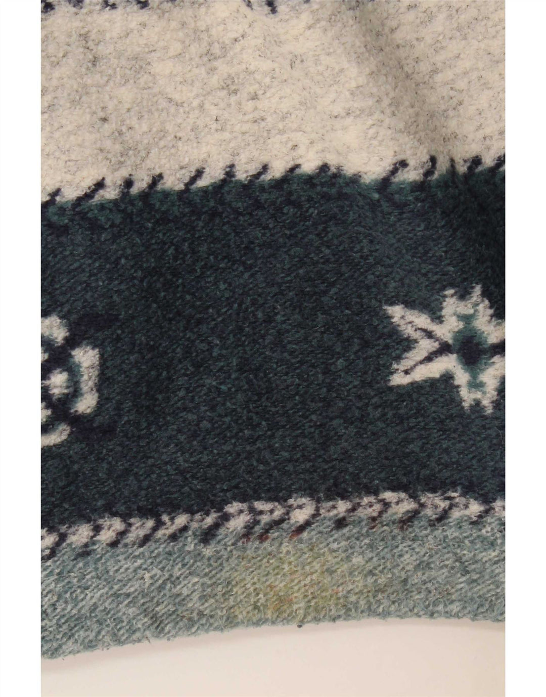 Gigi's Suéter tipo jersey para hombre con cremallera y cuello 2XL Multicolor Fair Isle