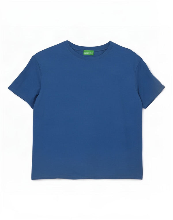 Camiseta Benetton Mujer Top UK 46 Large Azul