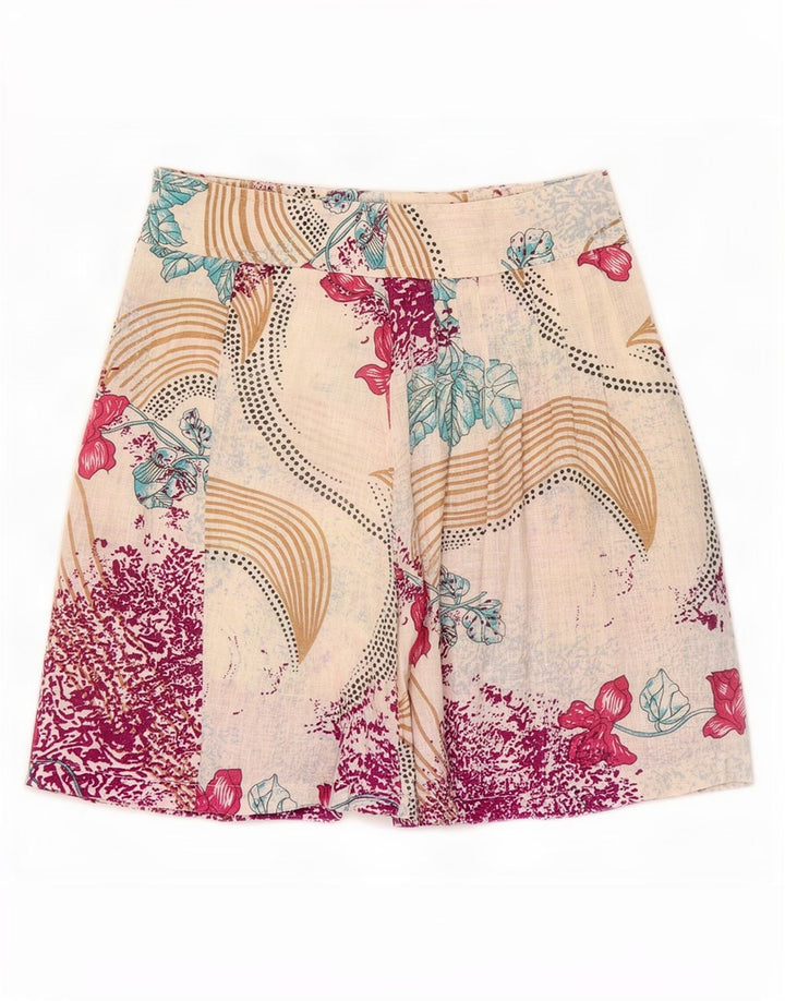 Benetton Falda Acampanada W30 Mediana Multicolor Floral
