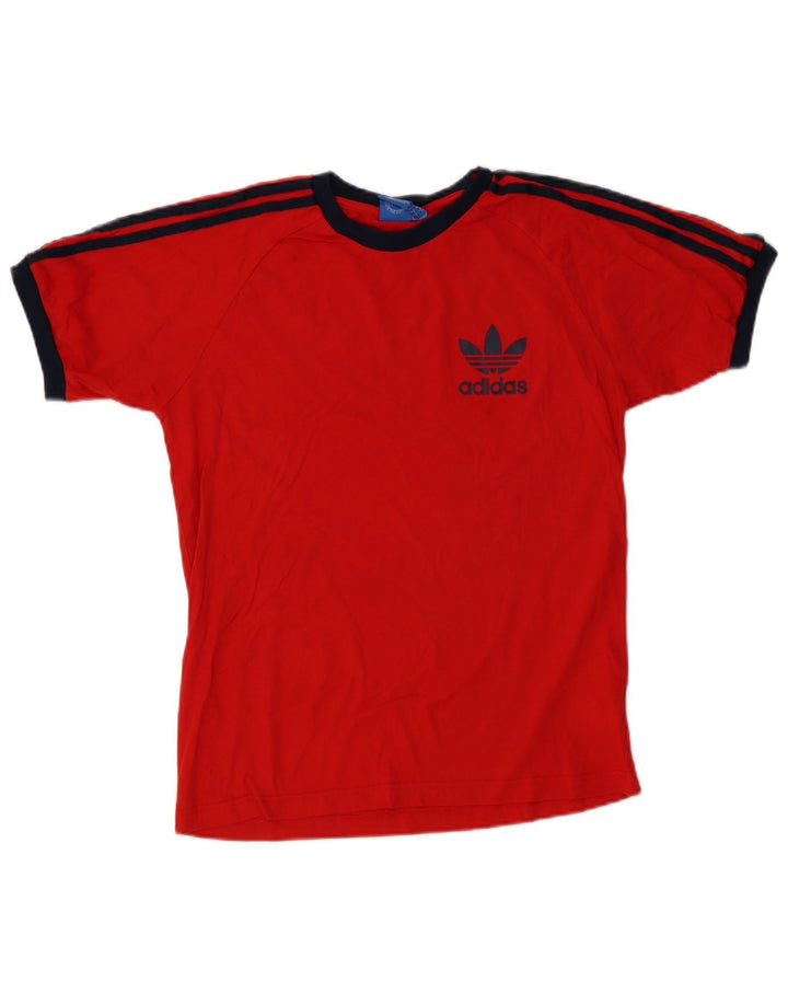 ADIDAS Camiseta para mujer Top UK 46 Grande Algodón rojo