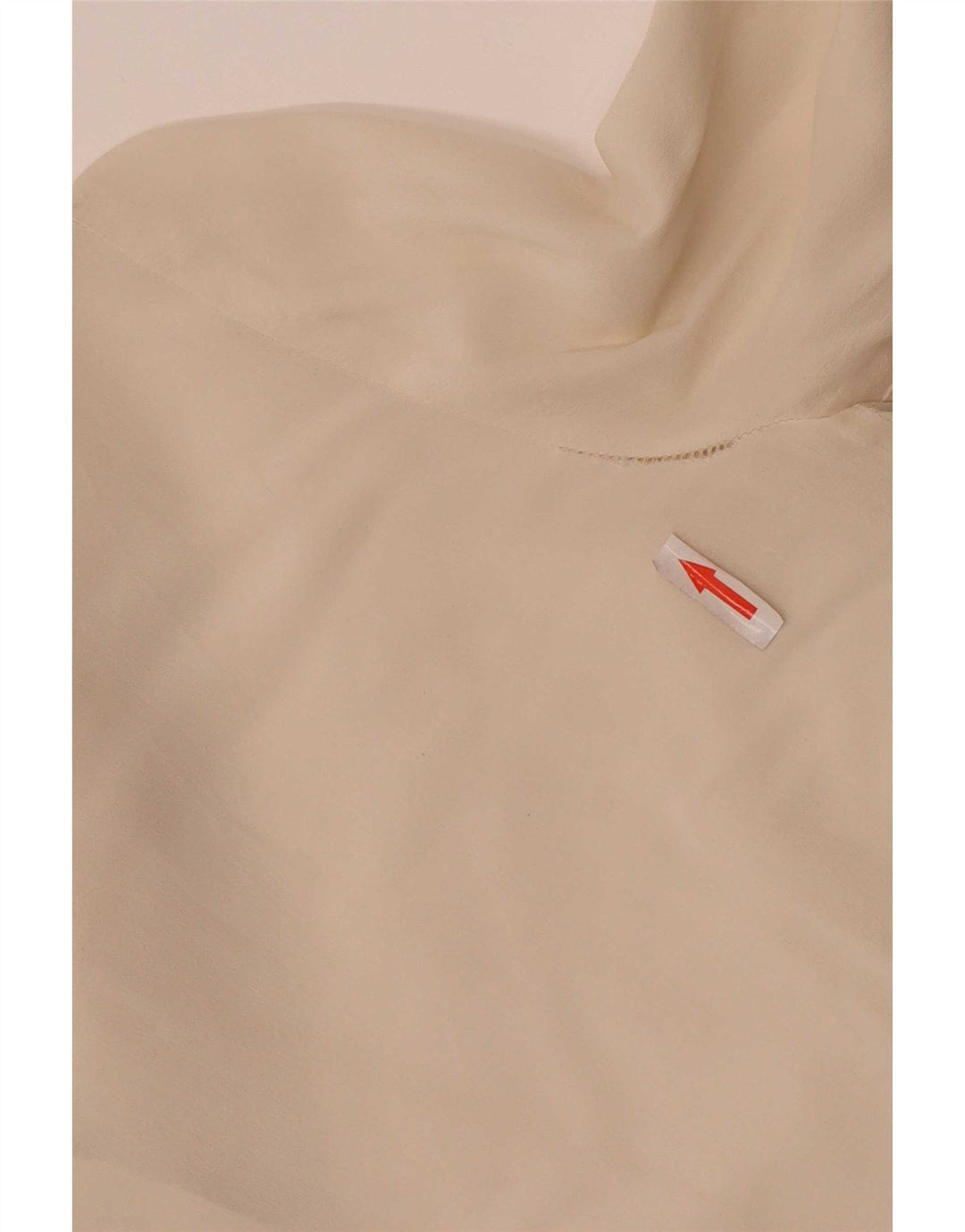 Vintage mujer camisa blusa IT 40 pequeño blanco apagado