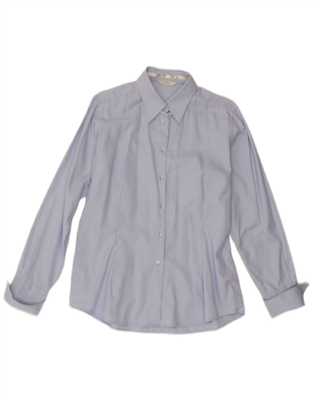 Marks & Spencer Camisa formal para mujer UK16 Grande Algodón azul