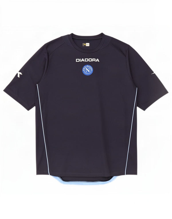 Diadora Camiseta gráfica para hombre Top 2XL Azul marino Poliéster