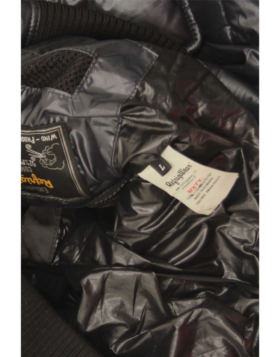 Refrigiwear Chaqueta acolchada para hombre UK 40 Large Poliéster negro