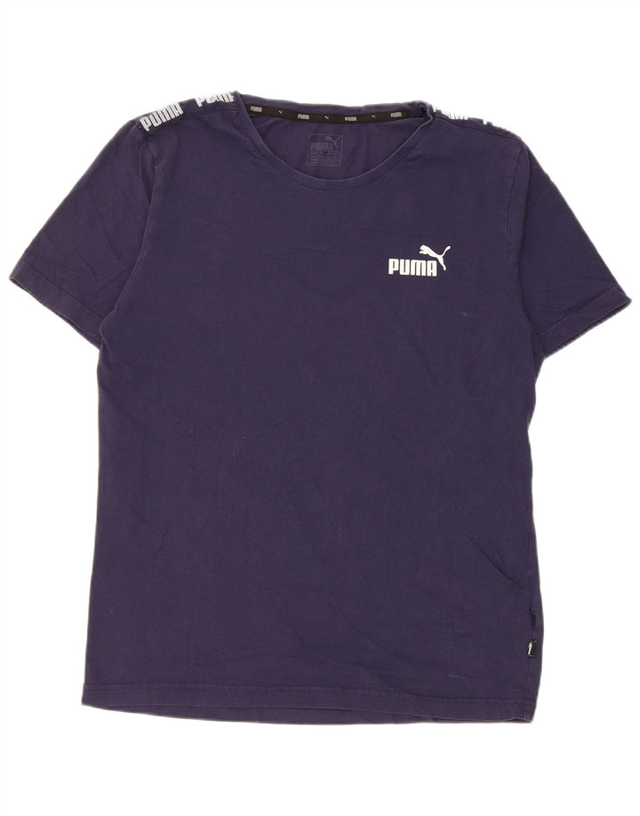 Puma Camiseta Gráfica Para Hombre Top Medium Azul Marino