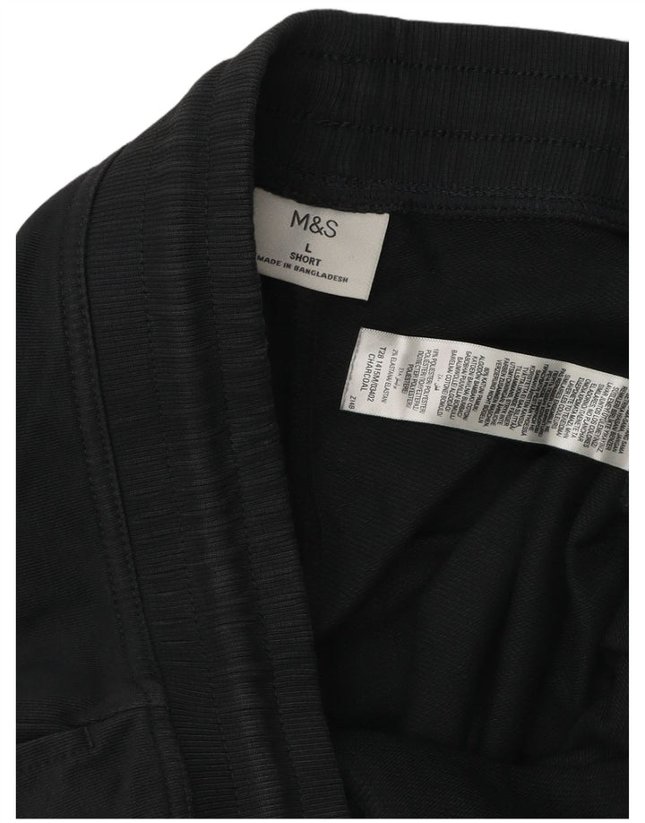 MARKS & SPENCER Pantalones de chándal para hombre de algodón gris grande