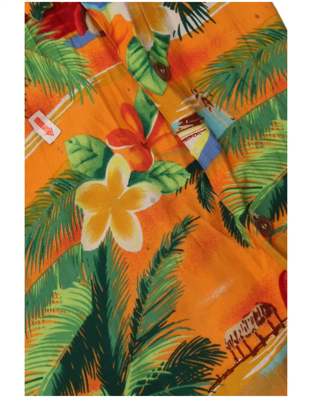 PETER ELLIOT Camisa de manga corta para hombre grande multicolor floral hawaiano