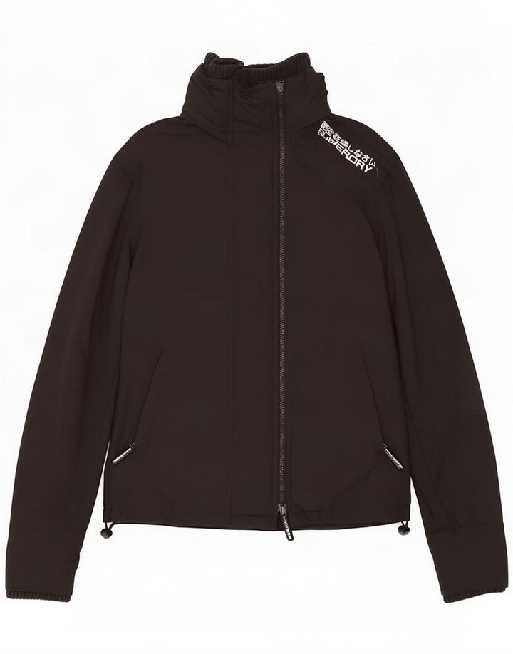 Chaqueta impermeable Superdry para hombre ES 36 Small Black