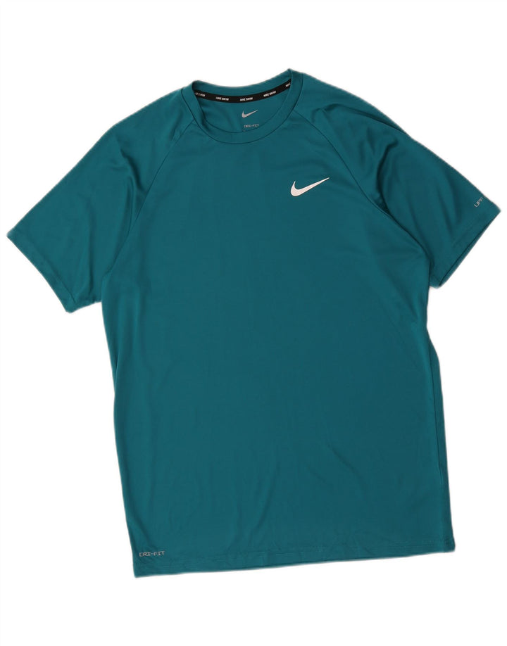 Camiseta Nike Dri Fit para hombre Top poliéster azul medio