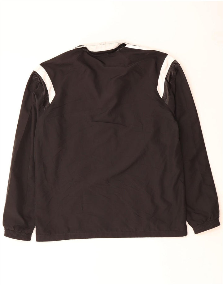 ADIDAS Hombre Chándal Top Chaqueta Mediano Negro Colorblock Poliéster