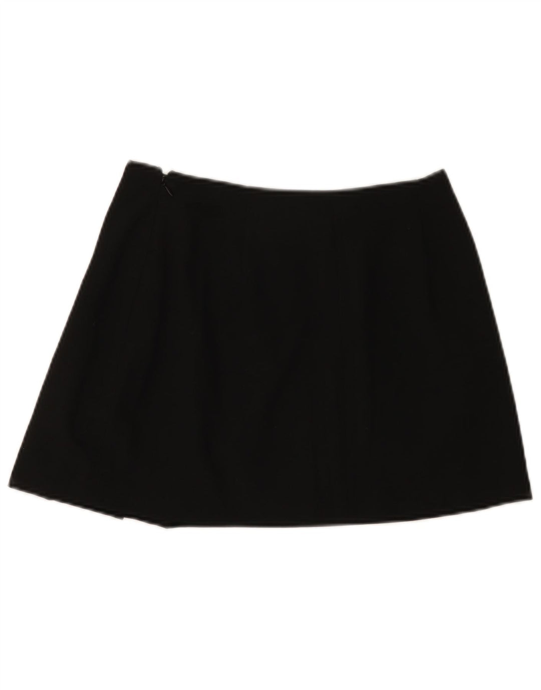 Zara Mujer Mini Falda Pequeña W26 Poliéster Negro