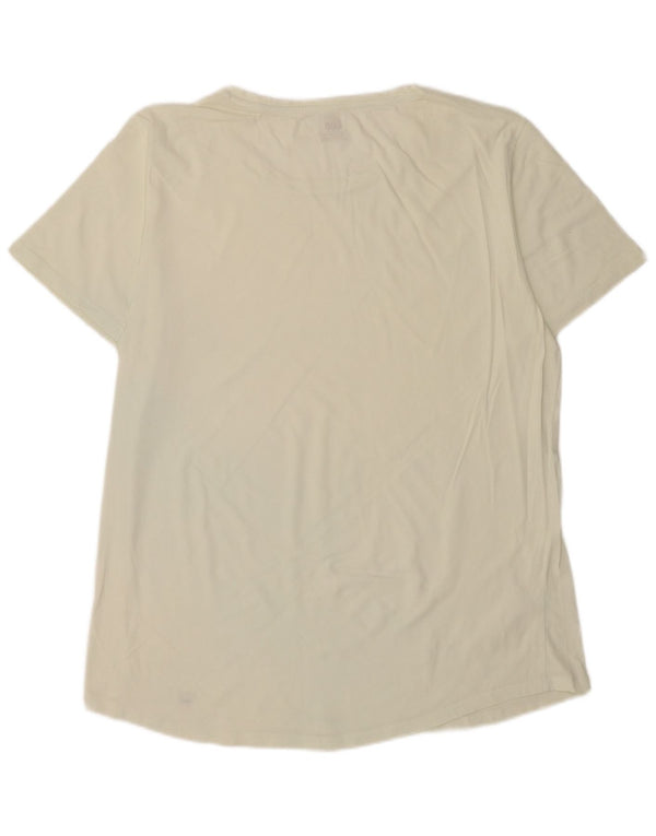 Lee - Camiseta larga de corte regular para hombre, talla 2XL, color blanco