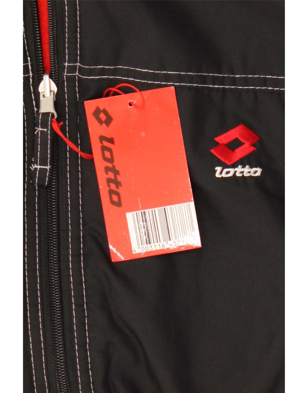 Lotto Chaleco reversible para hombre UK 40 Large Poliéster negro