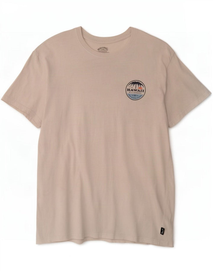 Billabong Hombre Camiseta Gráfica Top Grande Algodón Blanco