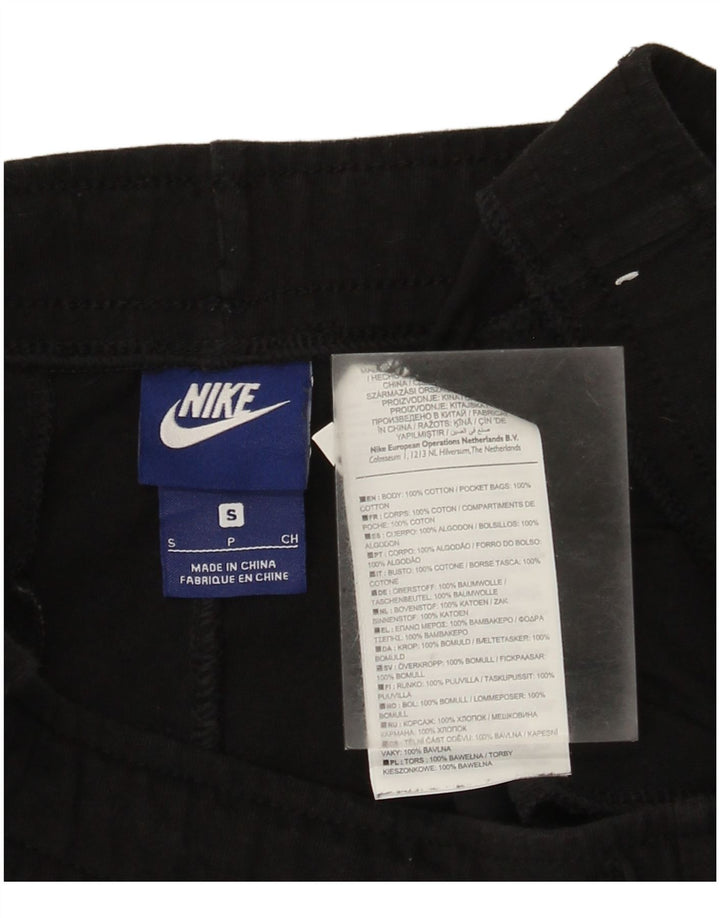 Nike - Pantalones cortos deportivos para hombre, talla pequeña, algodón negro