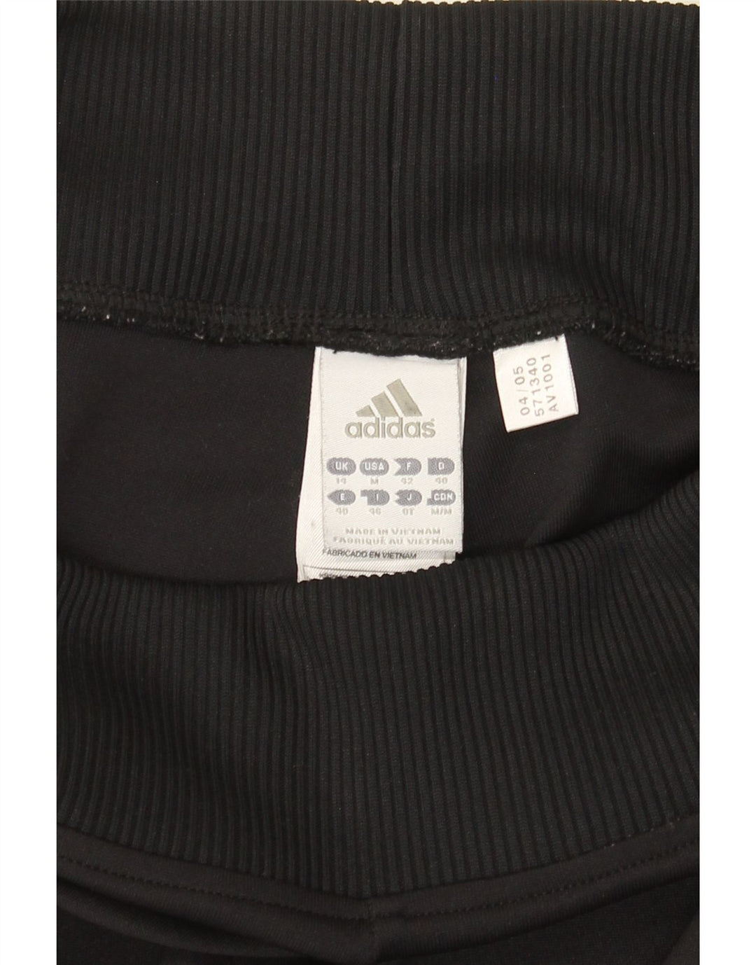 Adidas Pantalones de chándal para mujer UK 44 Mediano Negro Poliéster