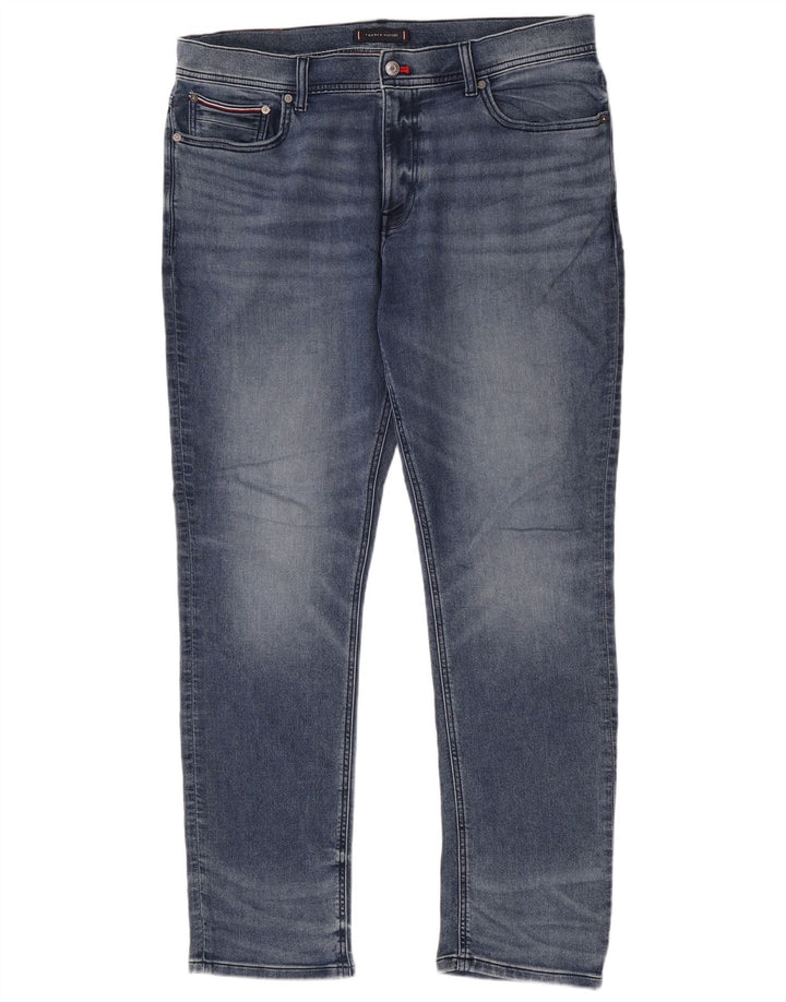 Tommy Hilfiger Vaqueros ajustados para hombre W36 L32 Algodón azul