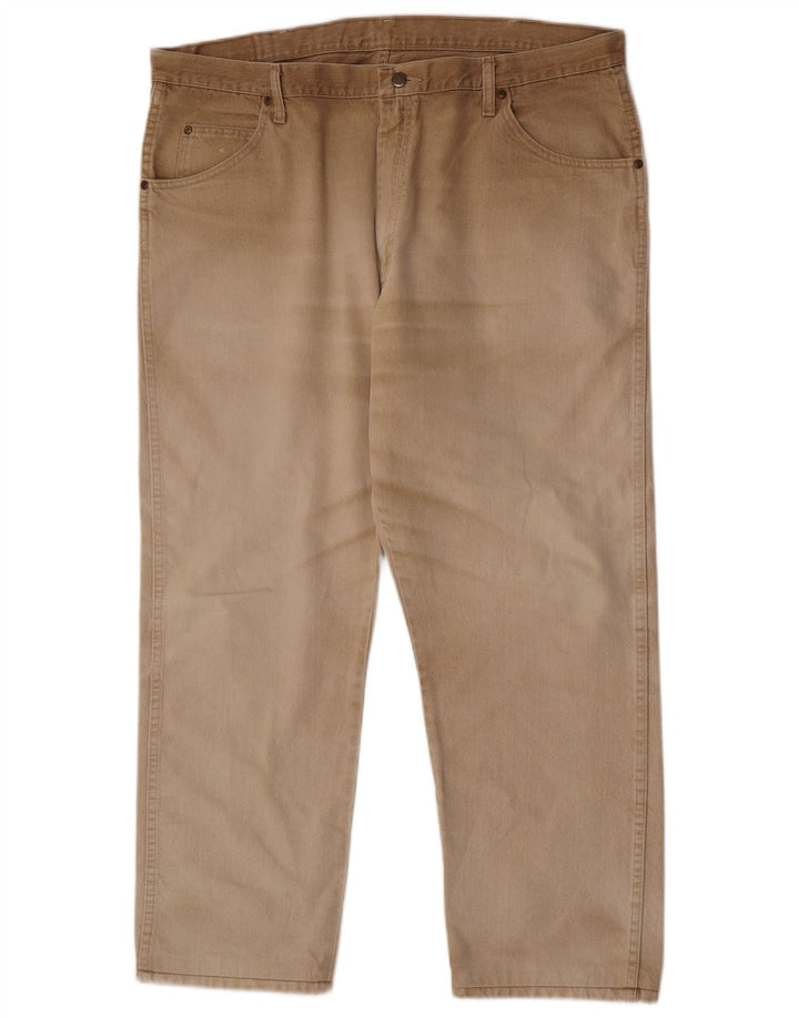 Vaqueros Wrangler Hombre Rectos W42 L30 Algodón Beige