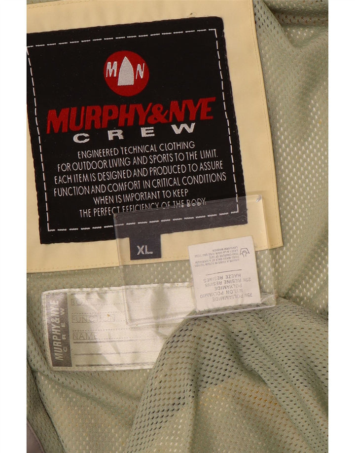 Murphy & Nye Chaqueta Bomber para Hombre UK 42 XL Nylon Amarillo