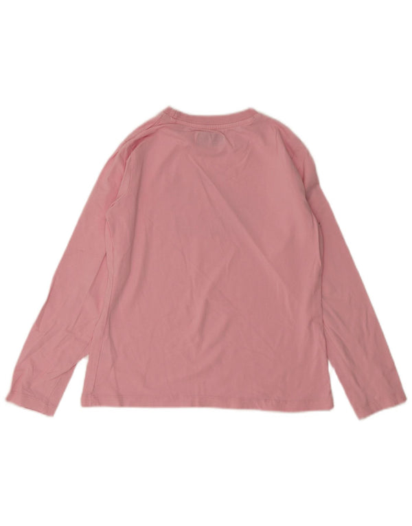 Kappa Top gráfico para niña, manga larga, 13-14 años, algodón rosa
