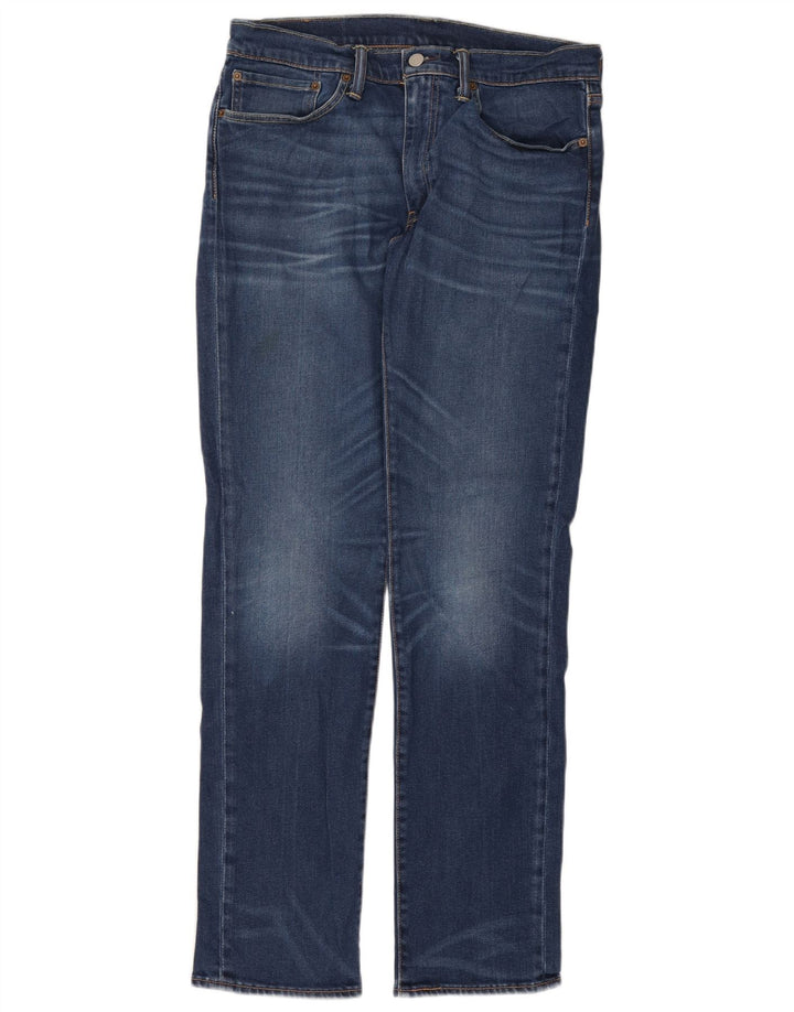 Levi's Hombre 511 Slim Jeans W34 L34 Algodón Azul