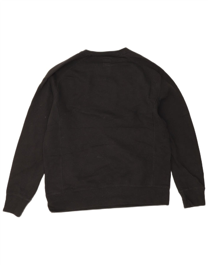 Champion Sudadera Con Estampado Gráfico Jumper De Algodón Negro Mediano