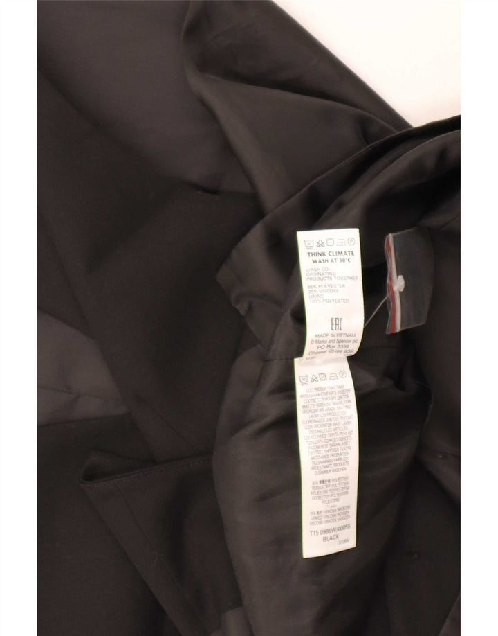 Marks & Spencer Chaleco para hombre grande Poliéster negro