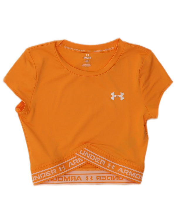 Under Armour Conjunto de 2 piezas con gráfico ajustado para mujer UK 10 Small Naranja