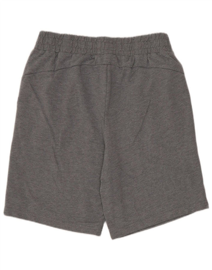 Pantalones cortos deportivos Puma para hombre de algodón gris medio