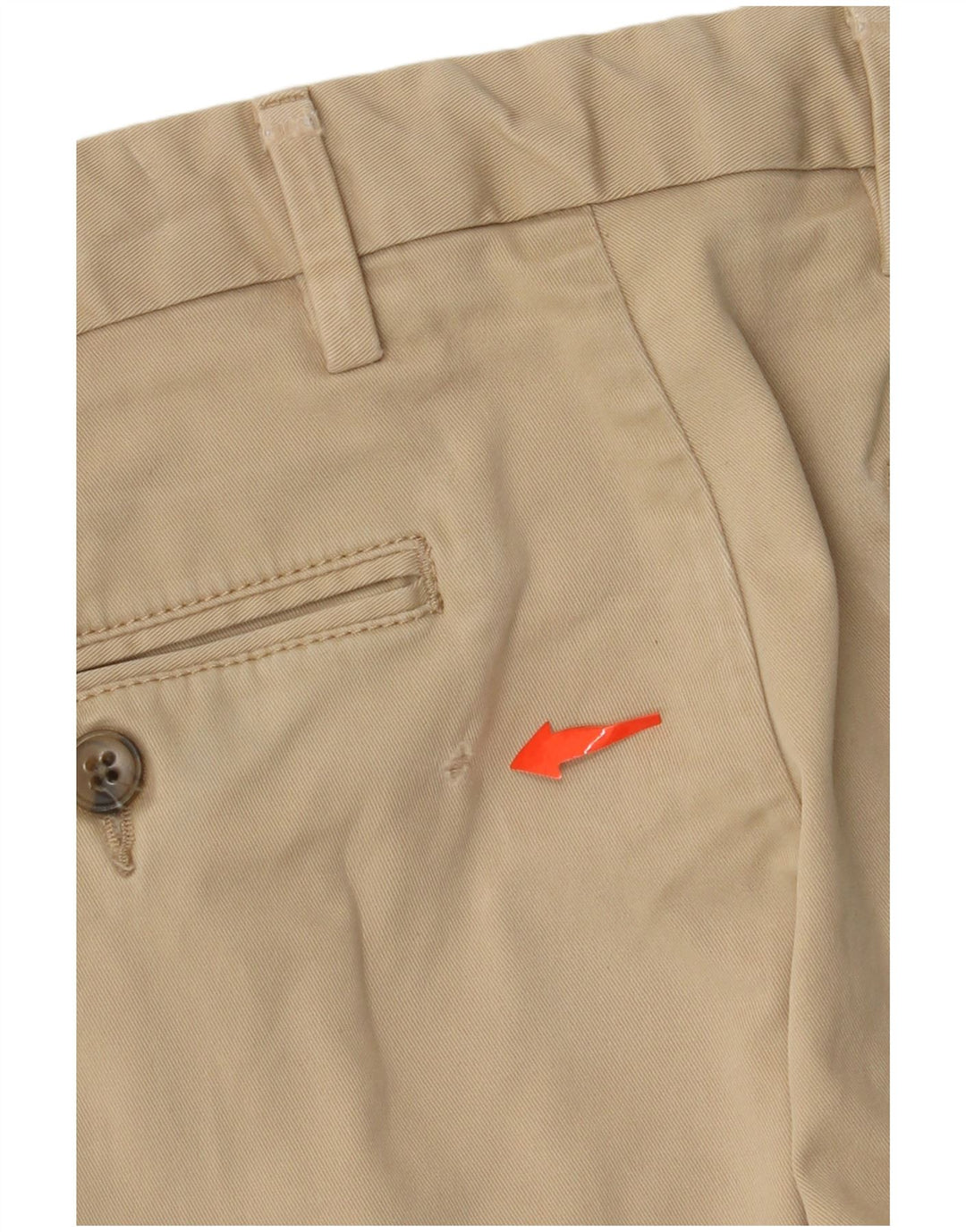 TOMMY HILFIGER Pantalón chino ajustado para hombre W33 L34 Algodón beige