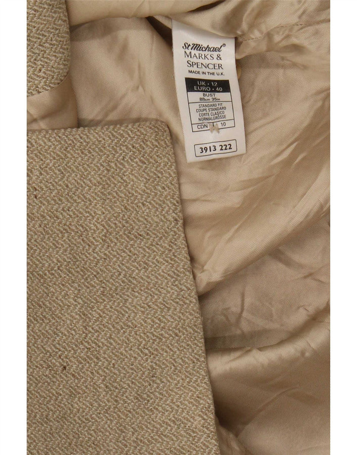 Marks & Spencer Chaqueta St. Michael Blazer para Mujer UK 42 Medium Beige