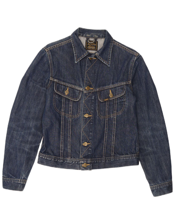 Lee Chaqueta Vaquera para Mujer UK 44 Grande Algodón Azul
