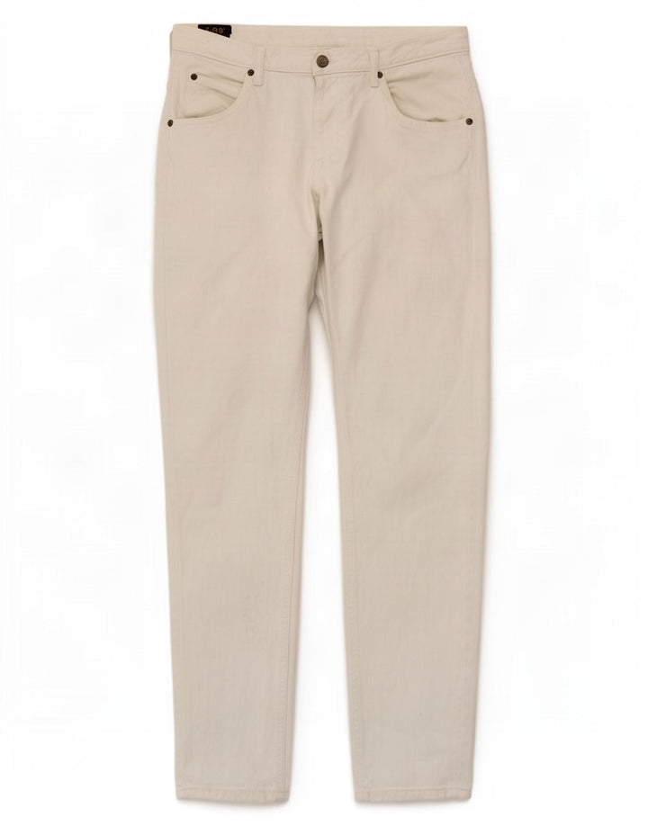 Vaqueros rectos Lee para hombre W34 L32 Blanco