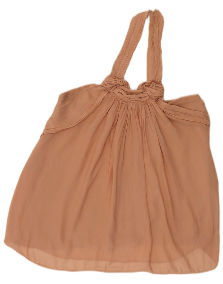 Zara Mujer Halter Top UK 42 Rosa Mediano