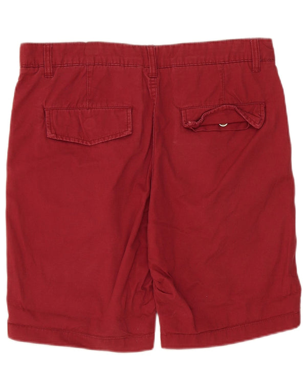 Dack's Pantalones cortos chinos de corte regular para hombre IT 48 Medium W34 Algodón burdeos