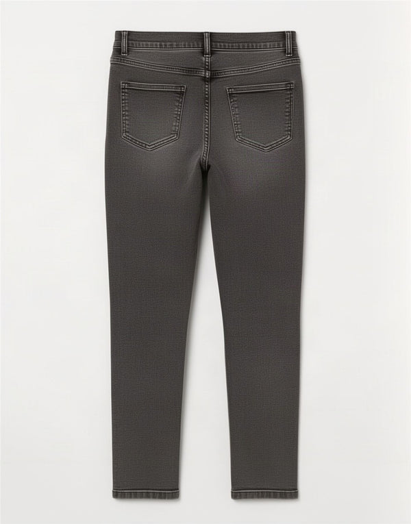 Marks & Spencer Jeans ajustados para mujer UK 14 Large W32 L25 Algodón gris