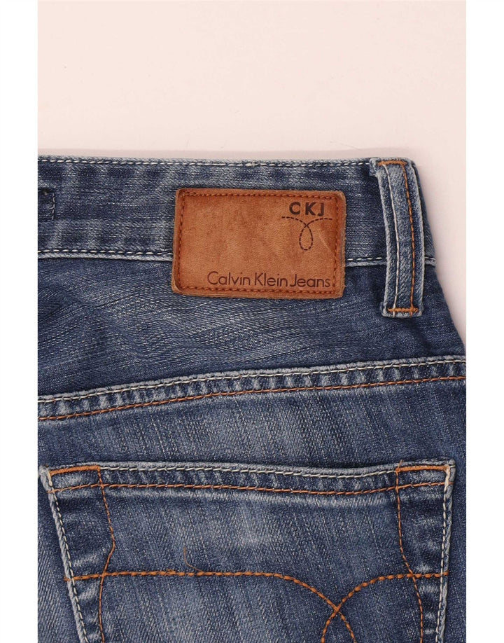 Vaqueros Rectos Calvin Klein Mujer W30 L34 Azul