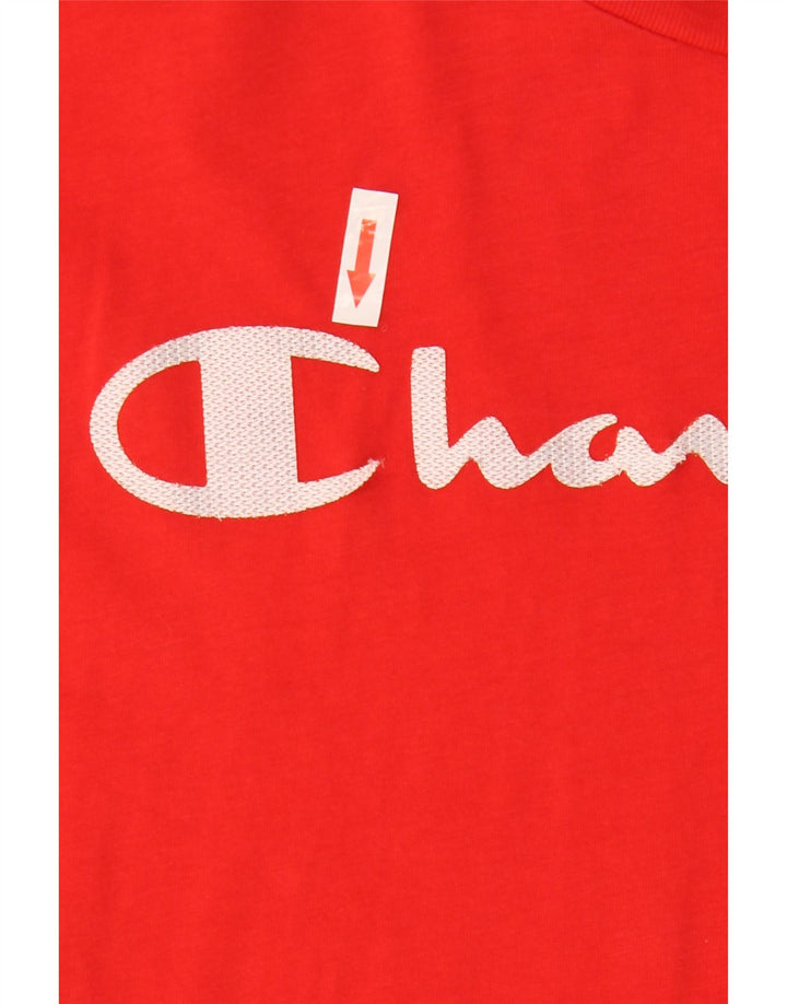 CHAMPION Camiseta gráfica para hombre Top mediano rojo