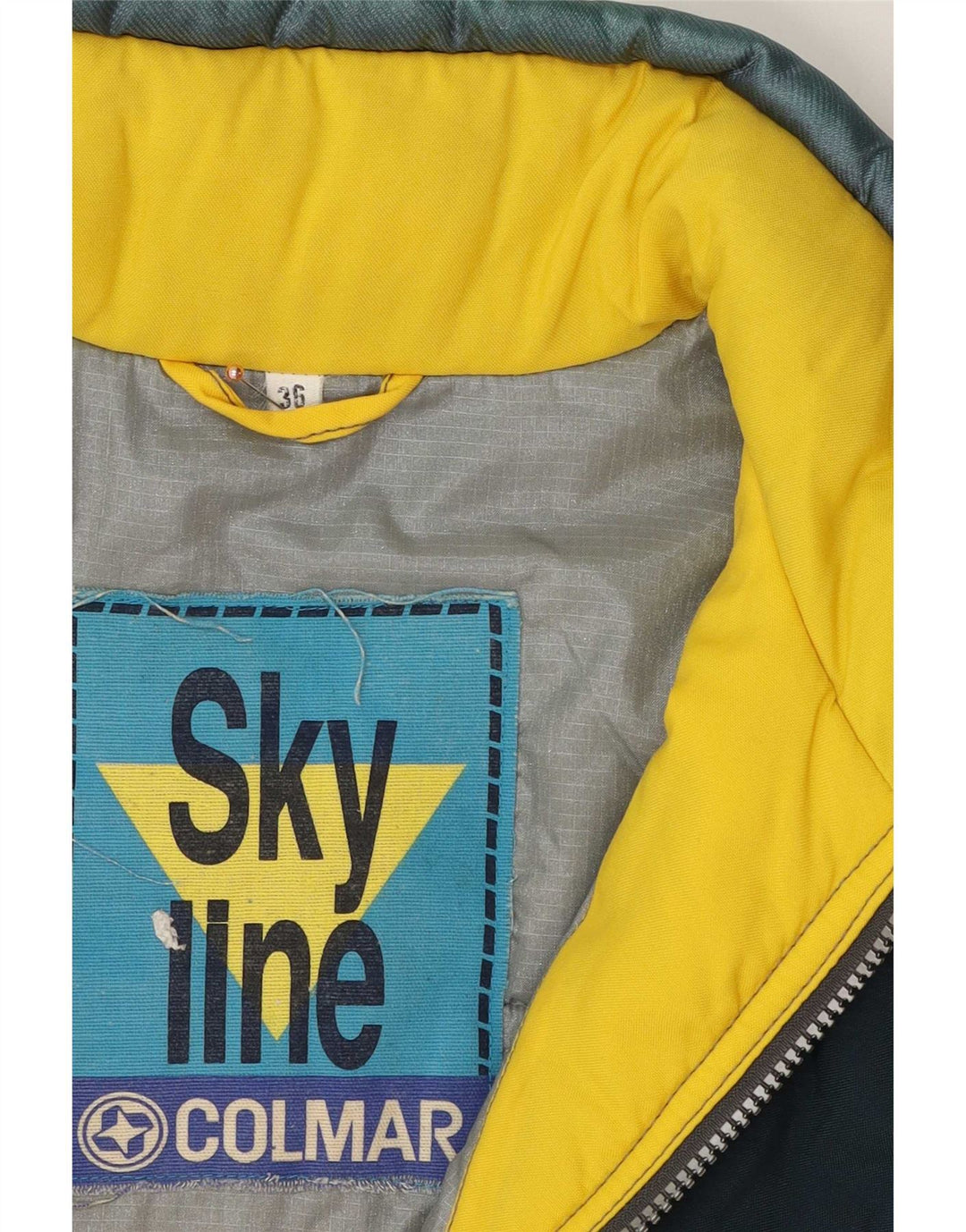 Colmar Chaqueta de esquí gráfica para hombre IT 36 Small Yellow Colourblock Poliamida