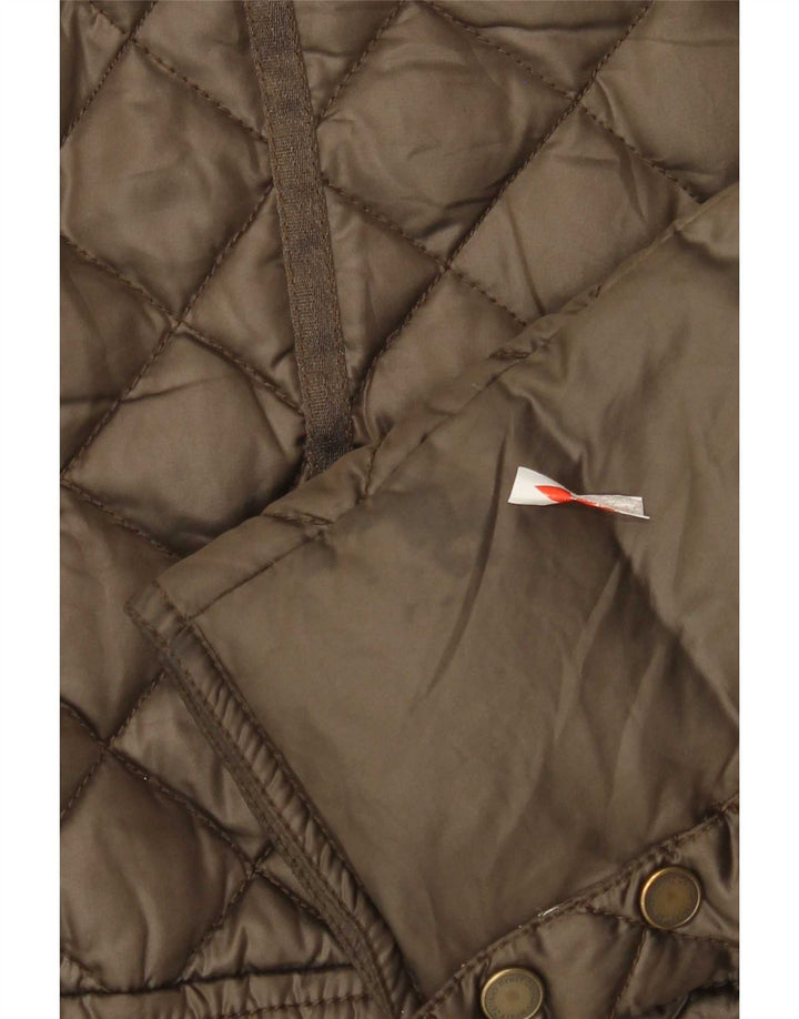 Chaqueta acolchada para mujer Henry Cottons IT 42 Poliéster caqui medio
