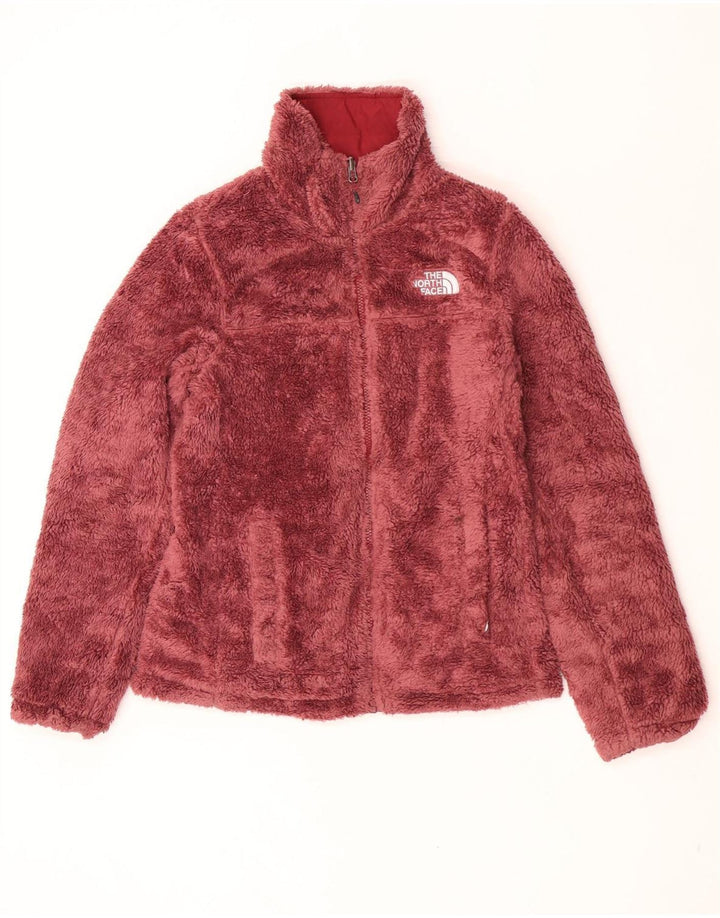 The North Face Chaqueta acolchada reversible para mujer UK10 Small Borgoña