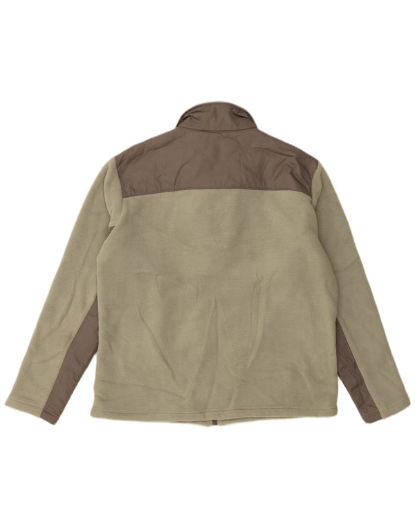 Marks & Spencer Chaqueta polar azul Harbor para hombre, talla 40, color verde