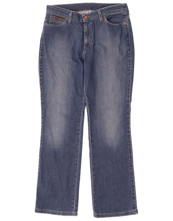 Vaqueros Wrangler Curvy Bootcut para mujer W32 L30 Algodón azul