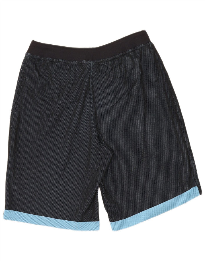 Reebok - Pantalones cortos deportivos para hombre, talla pequeña, color azul marino