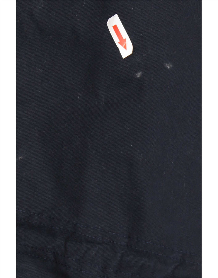 Marks & Spencer Chaqueta Parka Extragrande con Capucha para Hombre UK 8 Small Azul Marino
