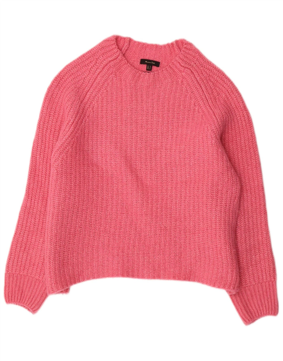 Massimo Dutti Jersey Oversize con Cuello Barco para Mujer UK 10 Small Rosa