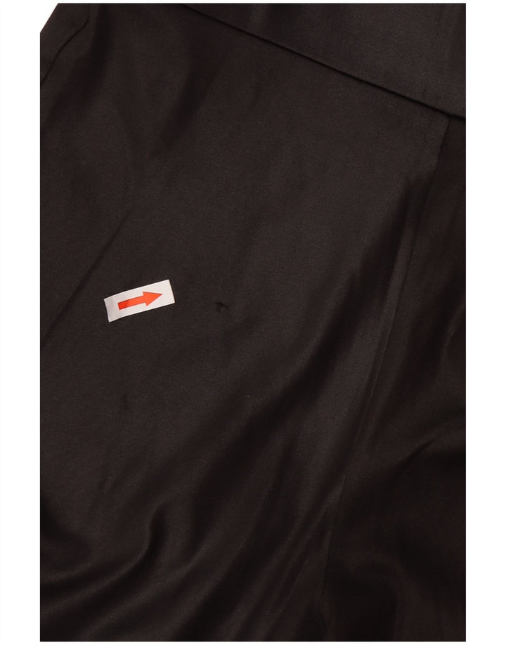 Zara Mujer Leggings UK 8 Pequeño Poliéster Negro