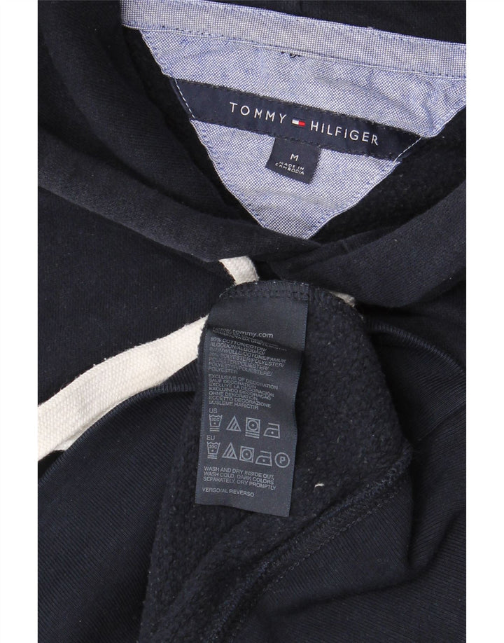 TOMMY HILFIGER Sudadera con capucha para hombre Jumper Medium Azul marino Algodón