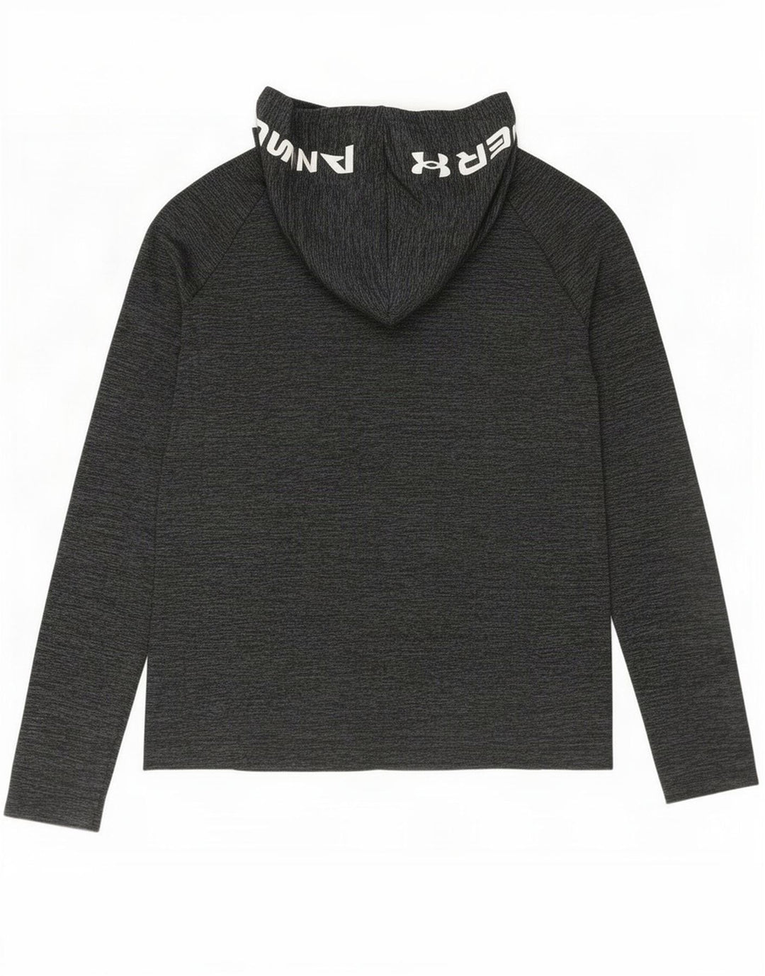 Under Armour Camiseta gráfica de manga larga con flecos en gris medio para hombre
