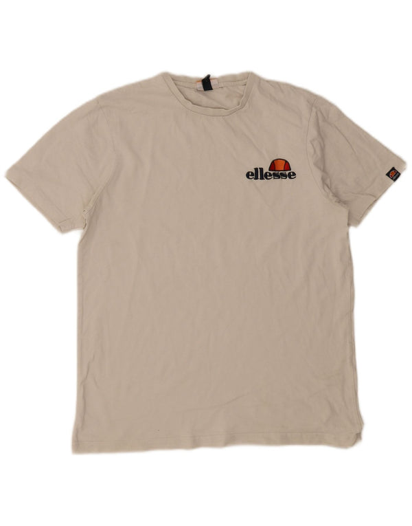 Ellesse - Camiseta gráfica para hombre, talla grande, color blanco